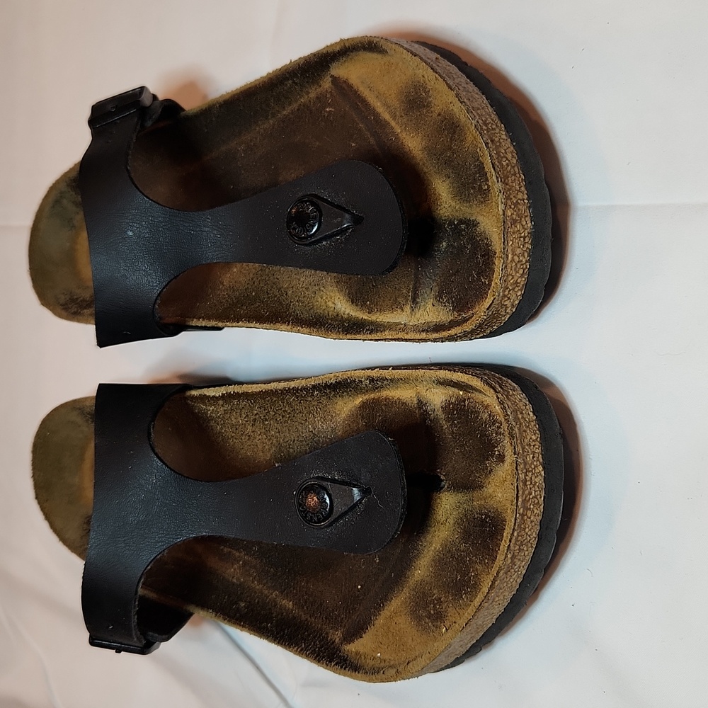 Birkenstock Black and Brown Sandals